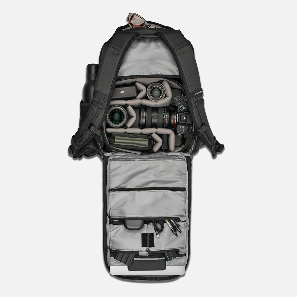 PRVKE Zip 21L in Black - Image 4