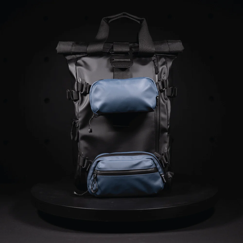 Tech Bag Small in Aegean Blue - Image 4