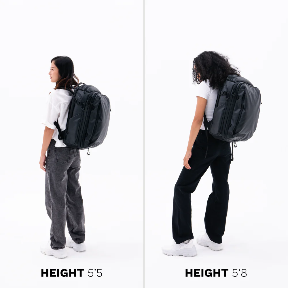 TRANSIT Travel Backpack 35L in Black - Image 10