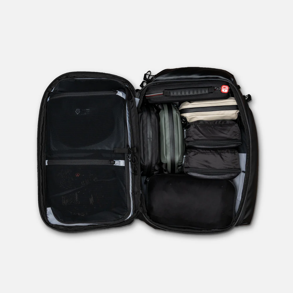 TRANSIT Travel Backpack 35L in Black - Image 6