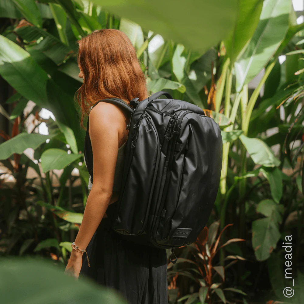 TRANSIT Travel Backpack 35L in Black - Image 7